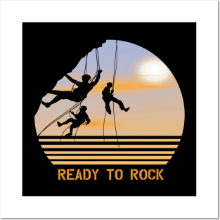 Rock Climbing Posters and Art